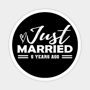 5th Wedding Anniversary - 5 years anniversary Magnet